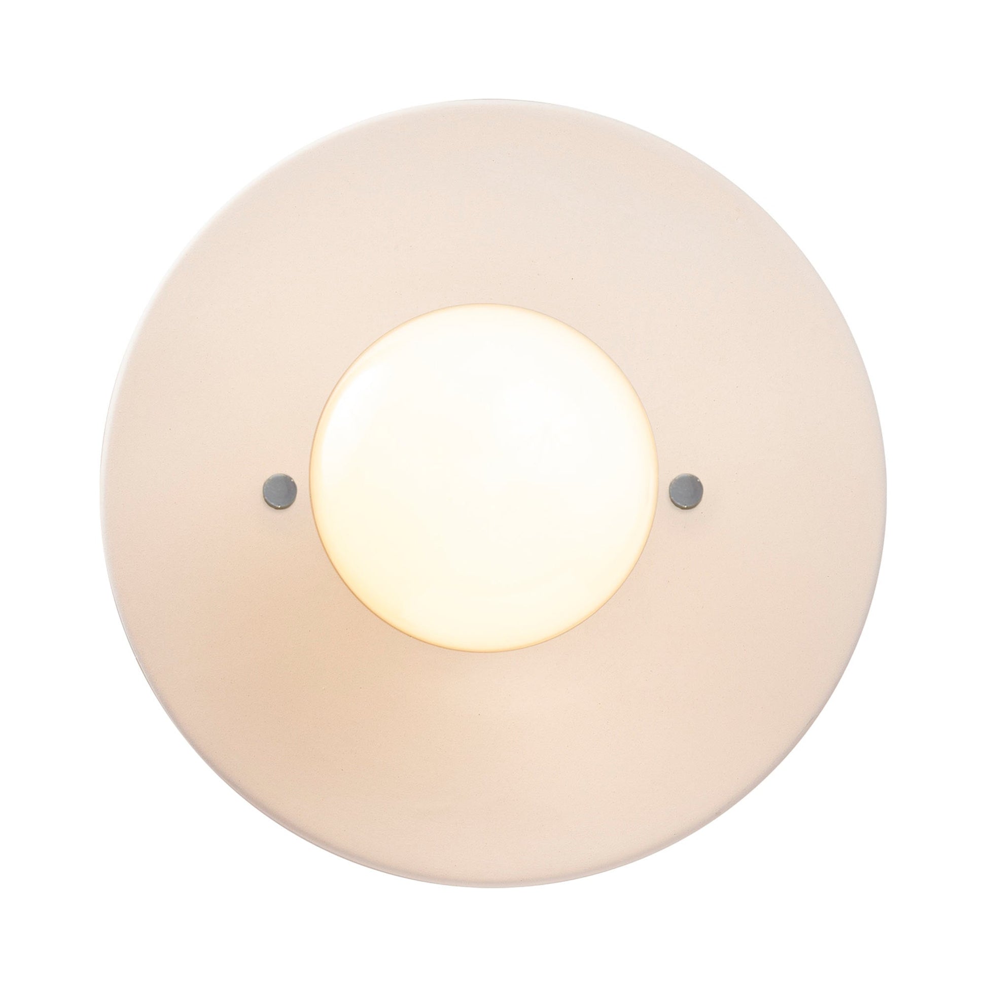 Radiance Discus Flush Mount Ceiling Light in Detail.