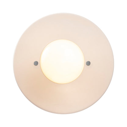 Radiance Discus Flush Mount Ceiling Light in Detail.