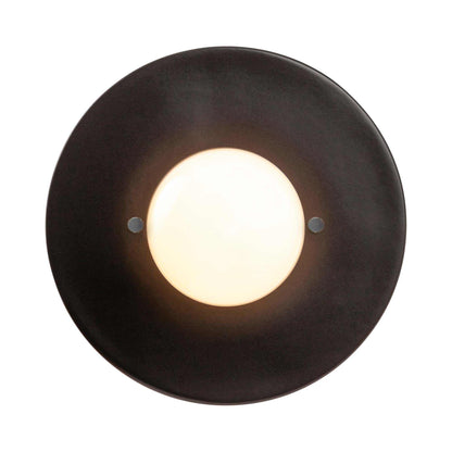 Radiance Discus Flush Mount Ceiling Light in Detail.