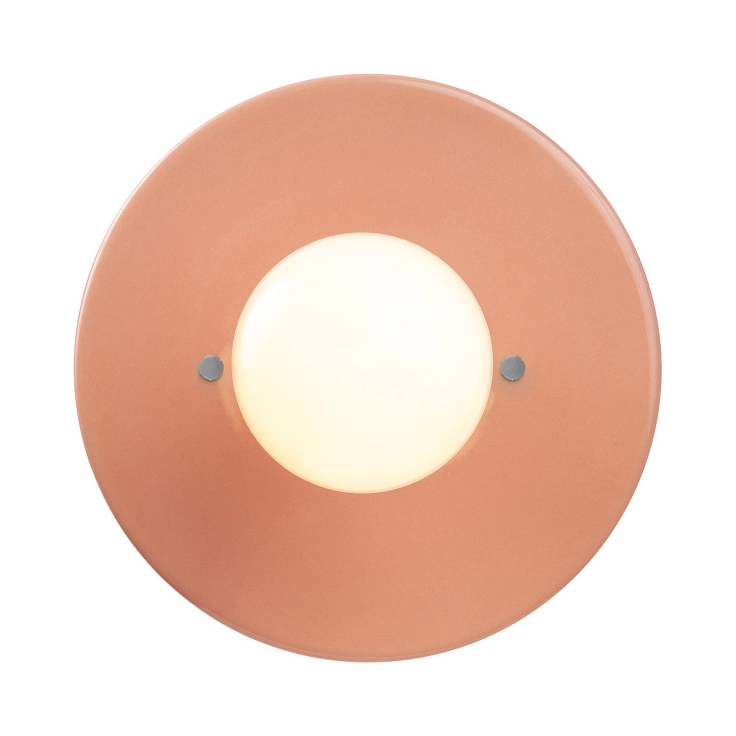 Radiance Discus Flush Mount Ceiling Light in Detail.