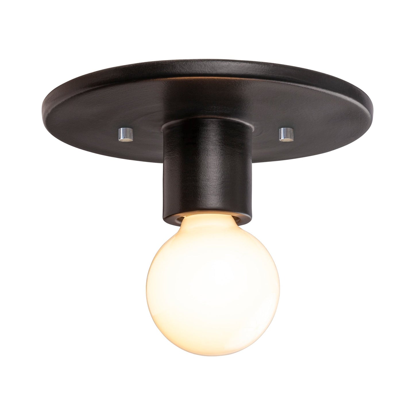 Radiance Discus Flush Mount Ceiling Light in Detail.