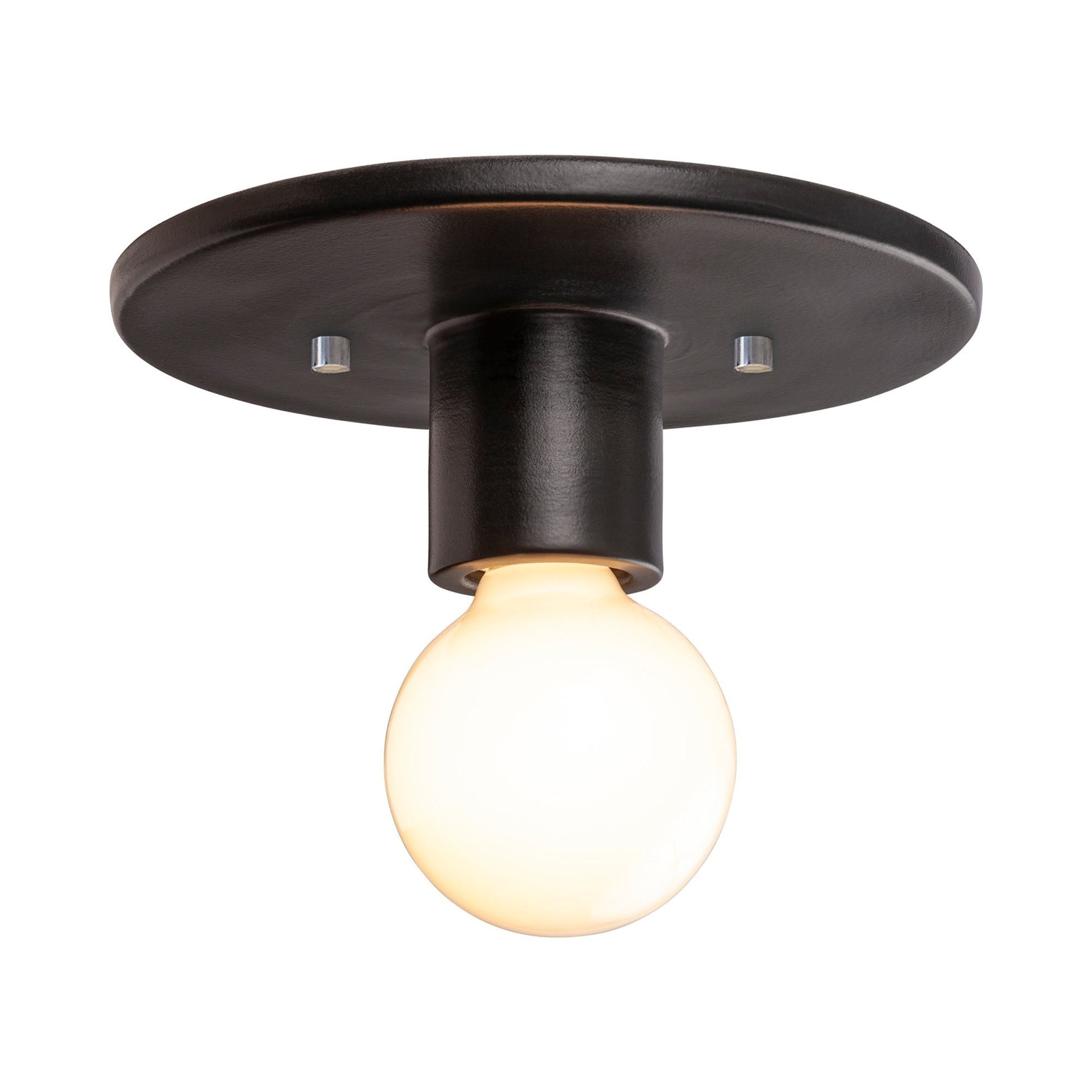 Radiance Discus Flush Mount Ceiling Light in Detail.