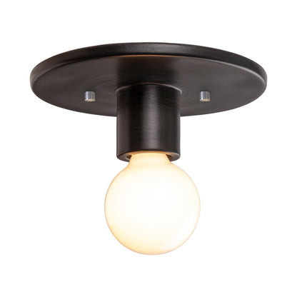 Radiance Discus Flush Mount Ceiling Light in Detail.
