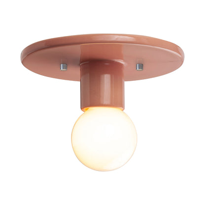 Radiance Discus Flush Mount Ceiling Light in Detail.