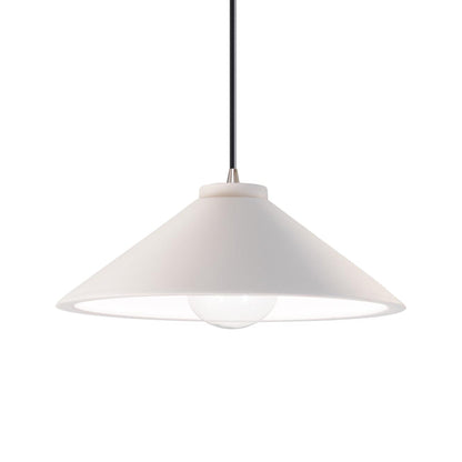 Radiance Flare LED Pendant Light in Bisque/Brushed Nickel/Black.