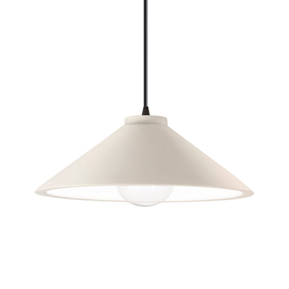 Radiance Flare Pendant Light in Matte White/Matte Black/Black.