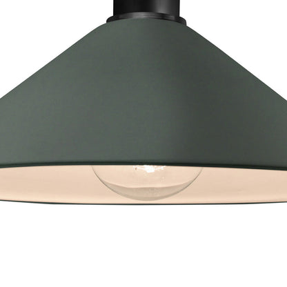 Radiance Flare Semi Flush Mount Ceiling Light in Detail.