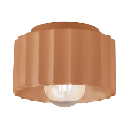 Radiance Gear Flush Mount Ceiling Light in Adobe.