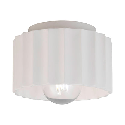 Radiance Gear Flush Mount Ceiling Light in Bisque.