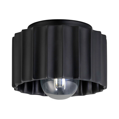 Radiance Gear Flush Mount Ceiling Light in Carbon Matte Black.