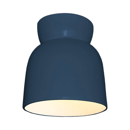 Radiance Hourglass Flush Mount Ceiling Light in Midnight Sky.