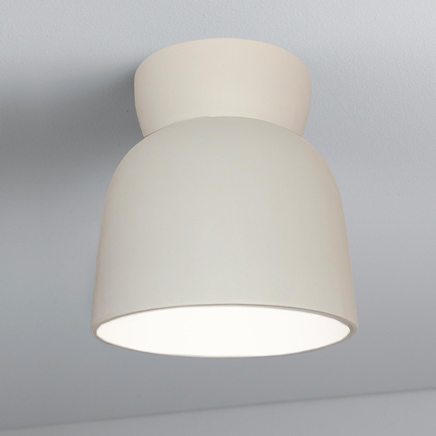 Radiance Hourglass Flush Mount Ceiling Light in Detail.