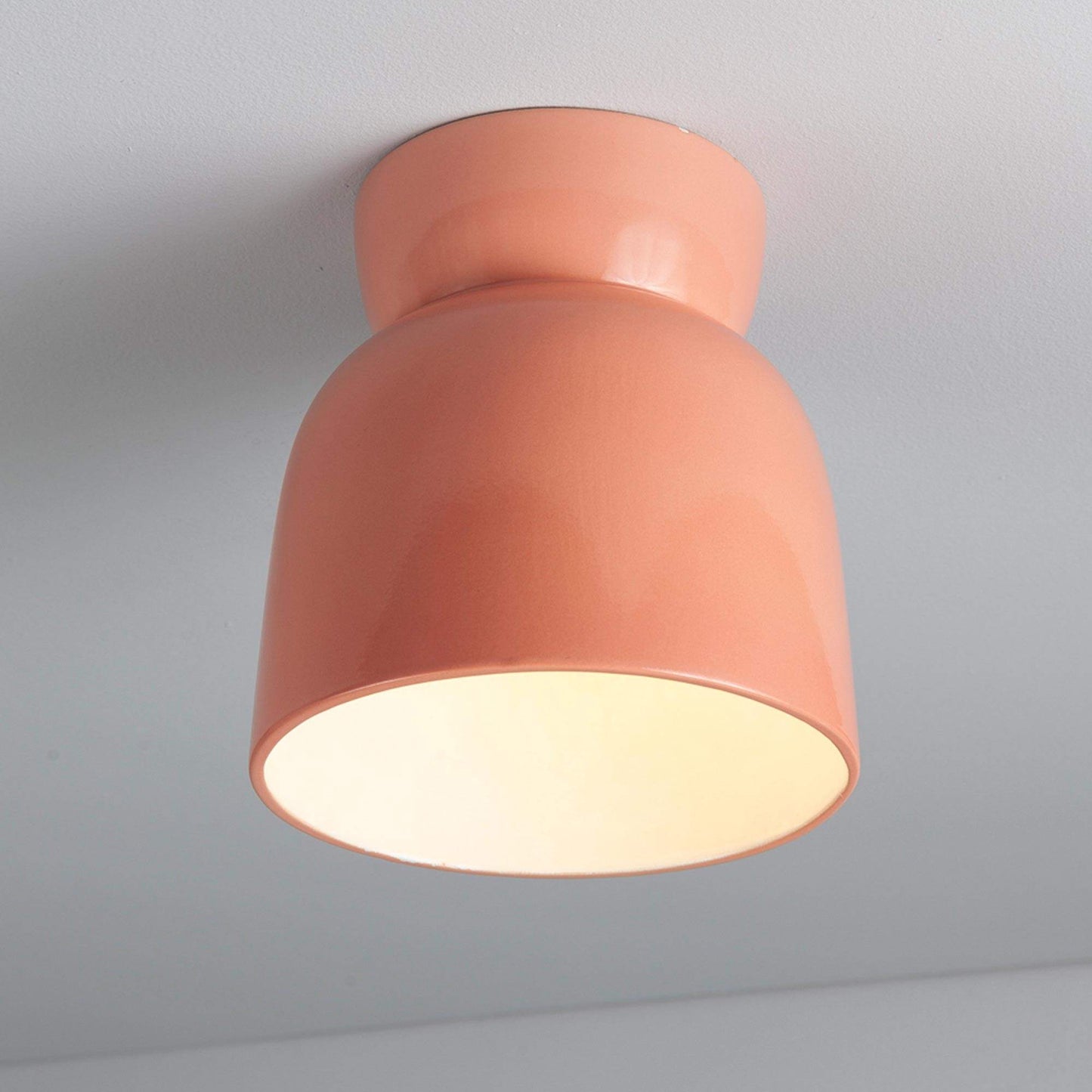 Radiance Hourglass Flush Mount Ceiling Light in Detail.