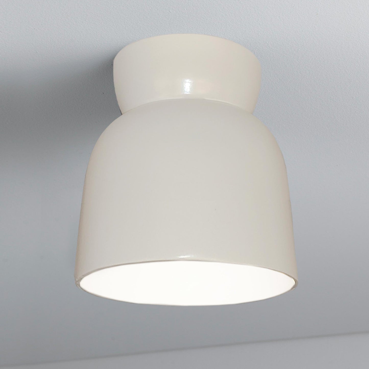 Radiance Hourglass Flush Mount Ceiling Light in Detail.