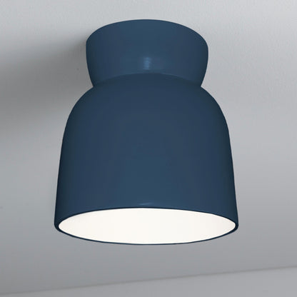Radiance Hourglass Flush Mount Ceiling Light in Detail.