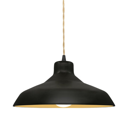 Radiance Loft LED Pendant Light in Carbon Matte Black/Champagne Gold/Matte Black/Beige Twist.