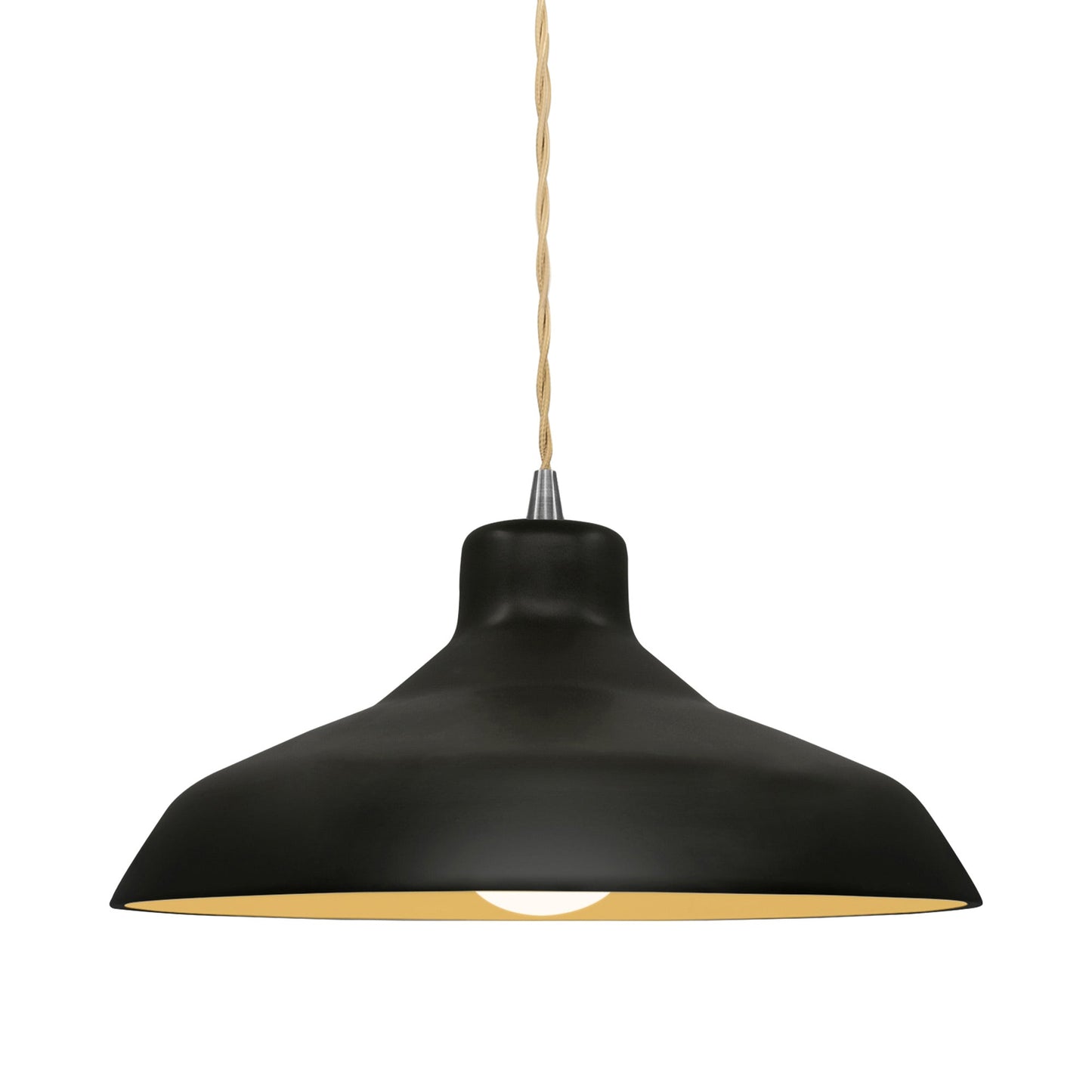 Radiance Loft Pendant Light in Carbon Matte Black/Champagne Gold/Brushed Nickel/Beige Twist.