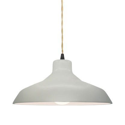Radiance Loft Pendant Light in Matte White/Matte Black/Beige Twist.