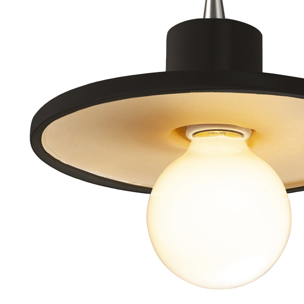 Radiance Saucer Pendant Light in Detail.