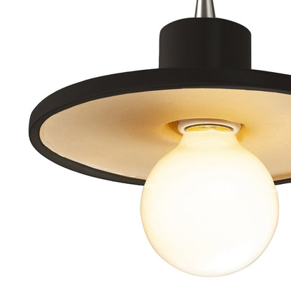 Radiance Saucer Pendant Light in Detail.