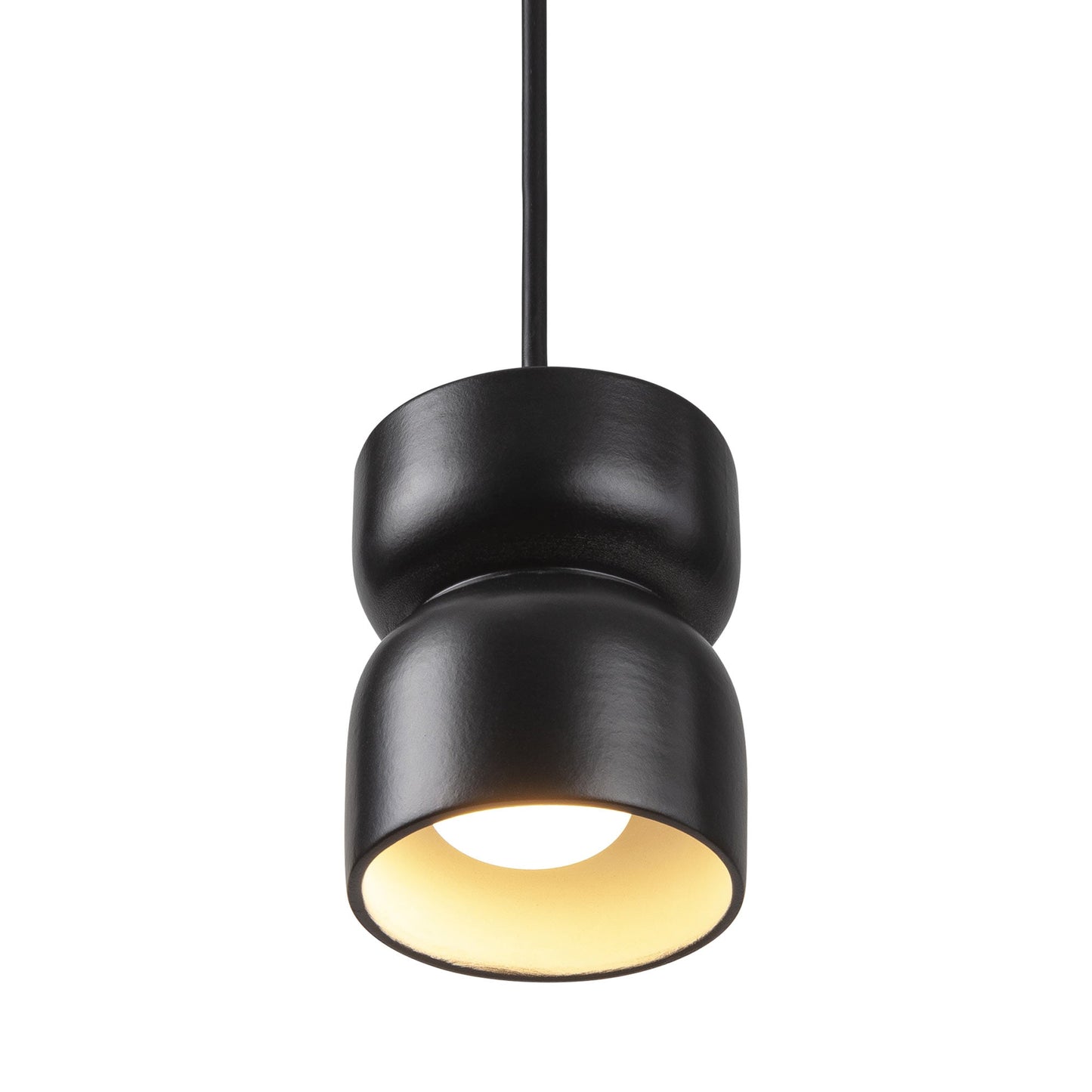 Radiance Short Hourglass Pendant Light in Detail.