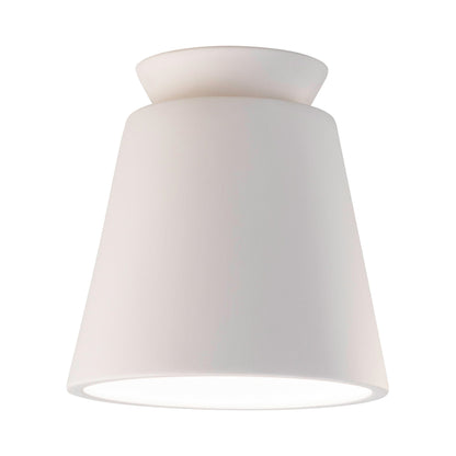 Radiance Trapezoid Flush Mount Ceiling Light in Bisque.