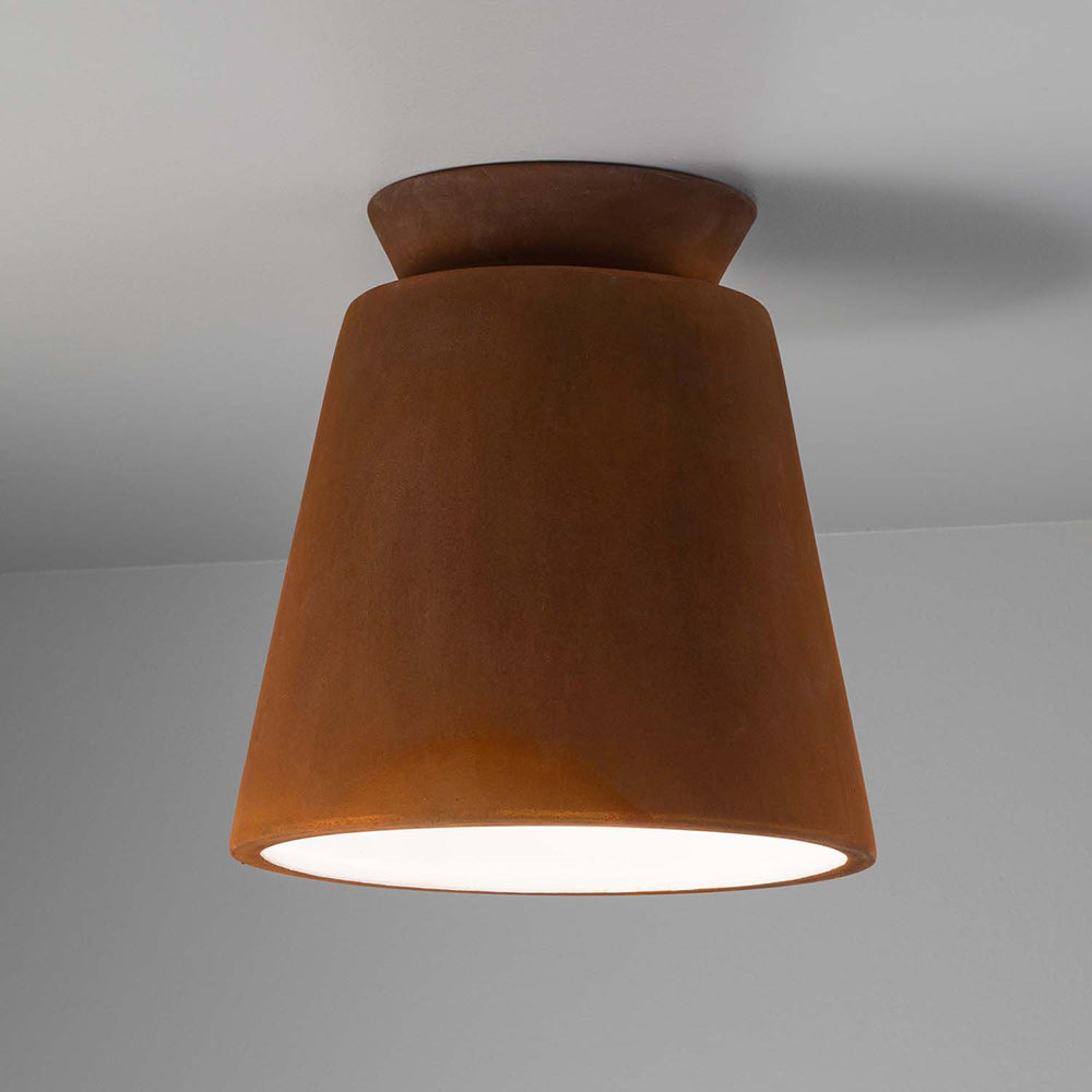 Radiance Trapezoid Flush Mount Ceiling Light in Detail.