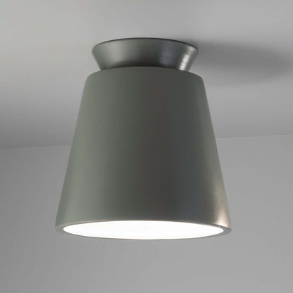 Radiance Trapezoid Flush Mount Ceiling Light in Detail.