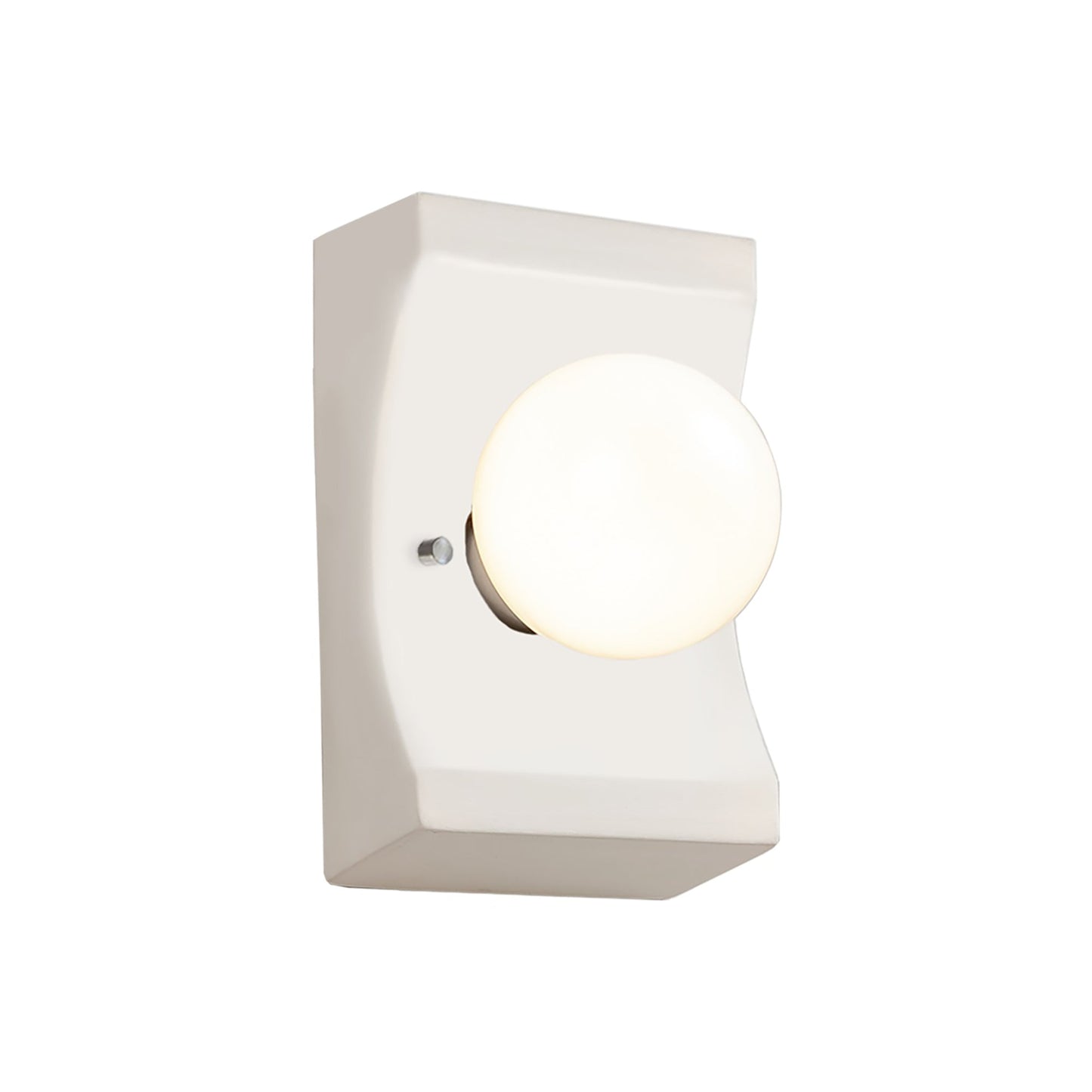 Scoop Wall Light in Matte White.