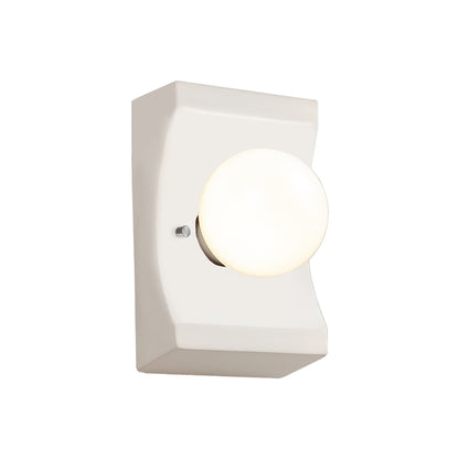 Scoop Wall Light in Matte White.
