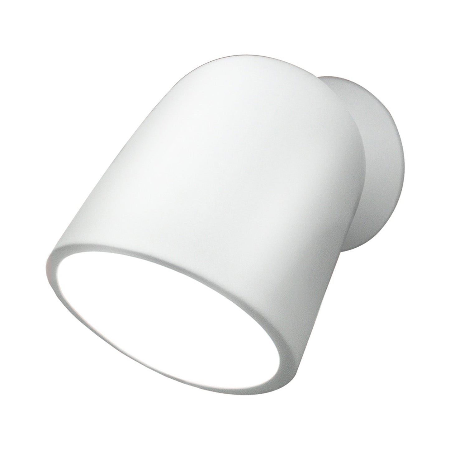 Splash Outdoor Wall Light in Gloss White.