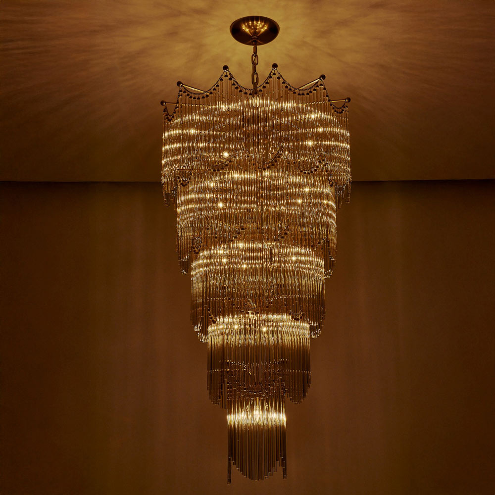 Adorn Chandelier in Detail.