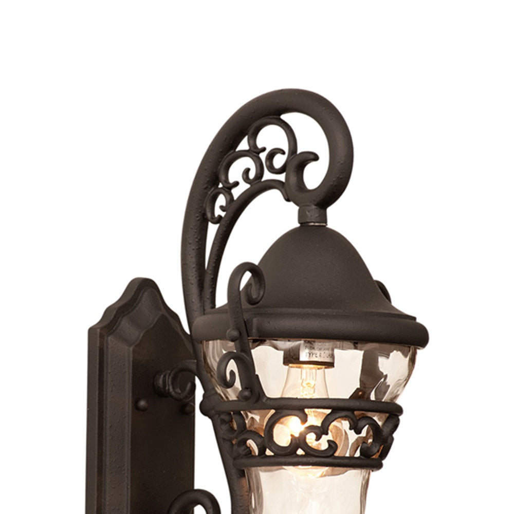 Anastasia Outdoor Wall Light in Detail.