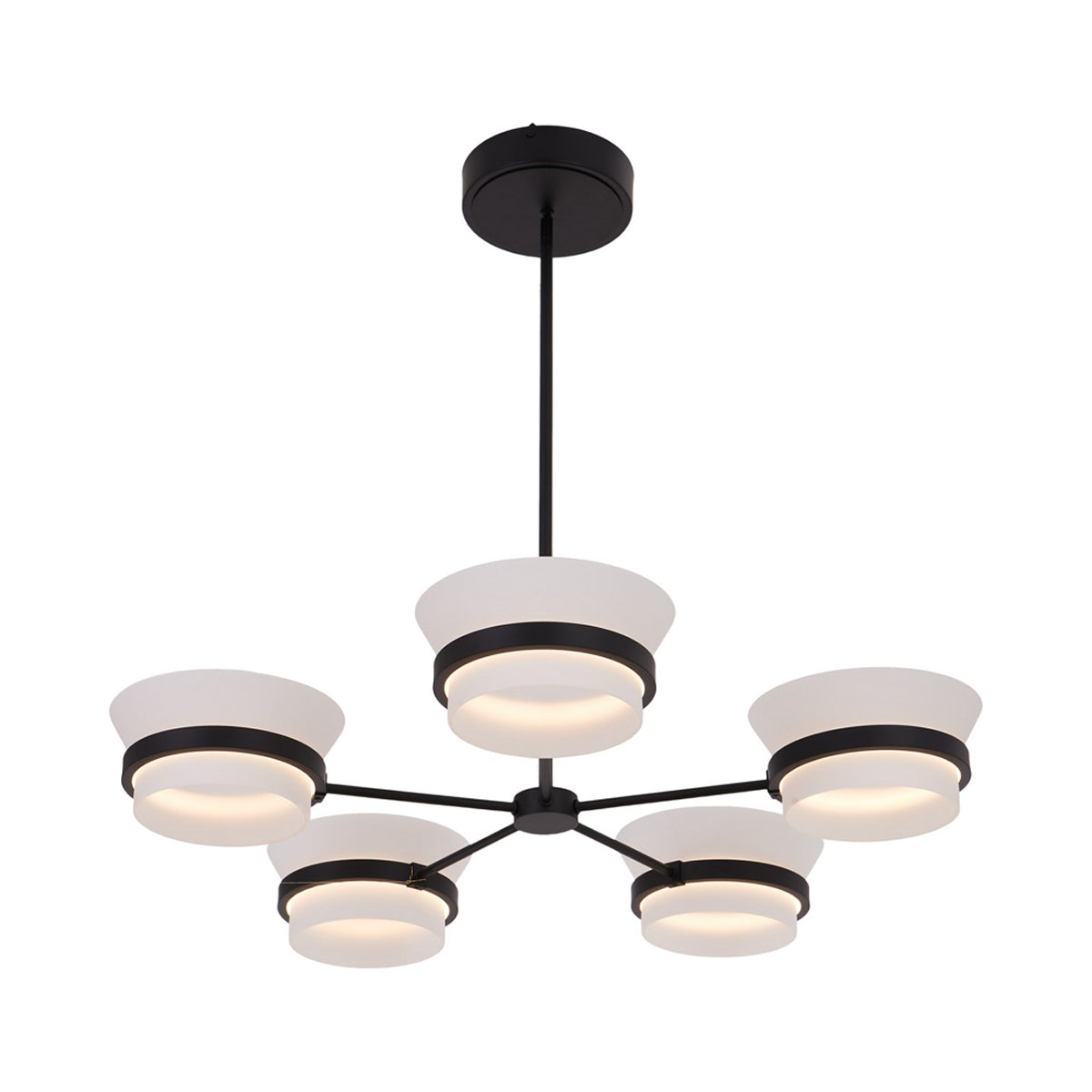 Anel LED Chandelier (5-Light).