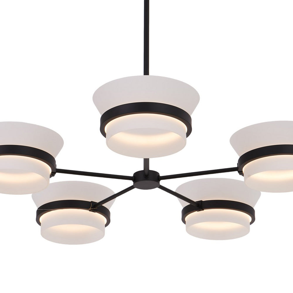 Anel LED Chandelier in Detail.