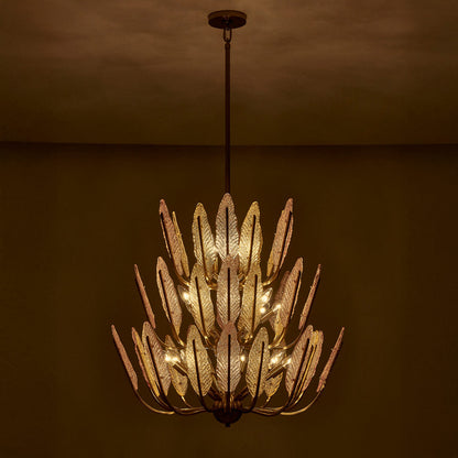 Autumna Chandelier in Detail.