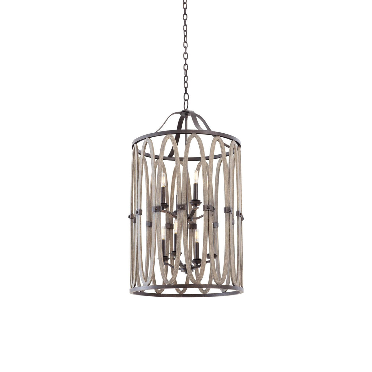 Belmont Foyer Pendant Light (8-Light).