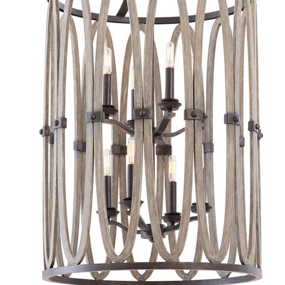Belmont Foyer Pendant Light in Detail.