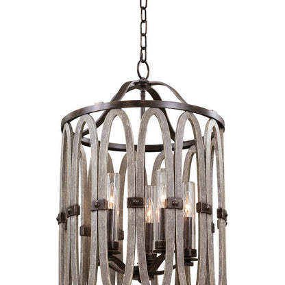 Belmont Outdoor Foyer Pendant Light in Detail.