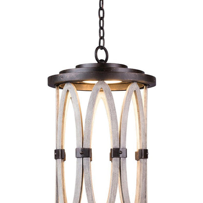Belmont Outdoor LED Pendant Light in Detail.