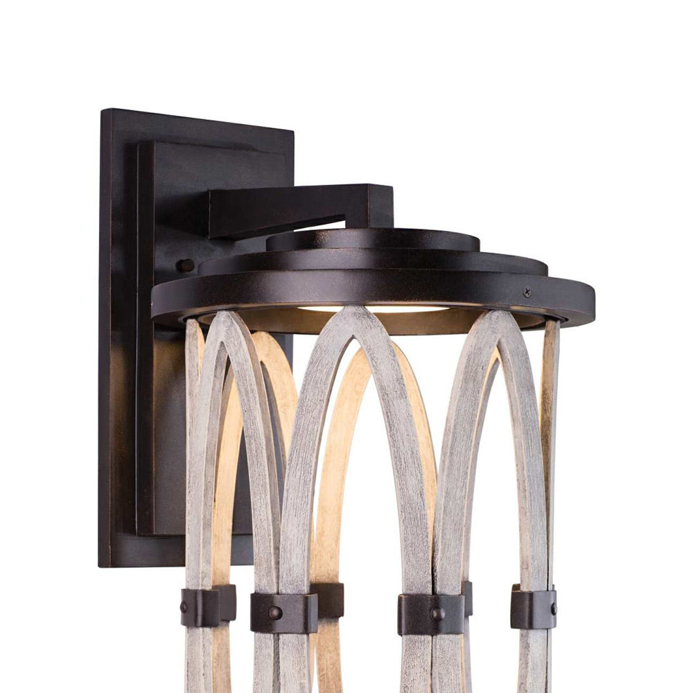 Belmont Outdoor LED Wall Light in Detail.