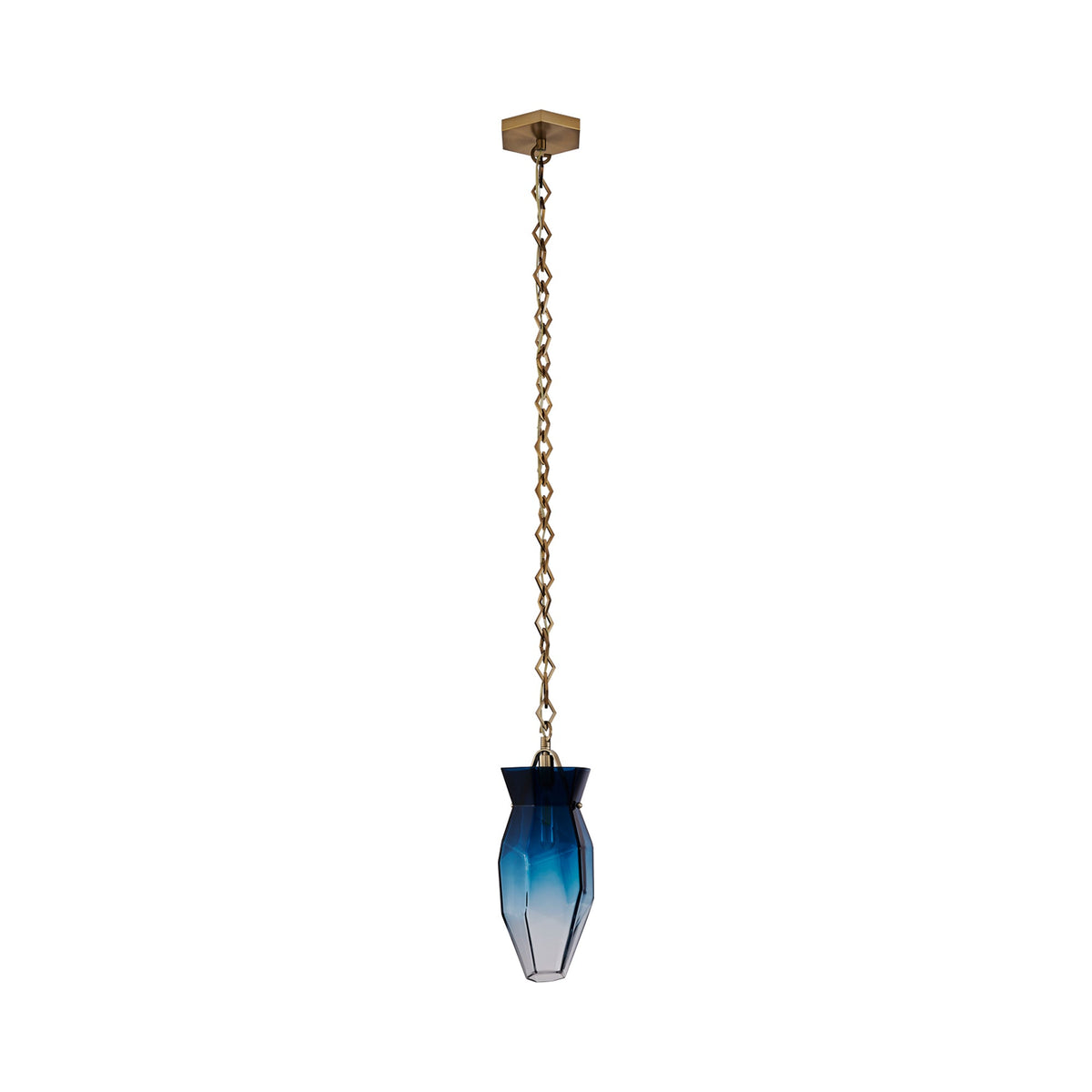 Bolsa Pendant Light in Blue (6.5-Inch).