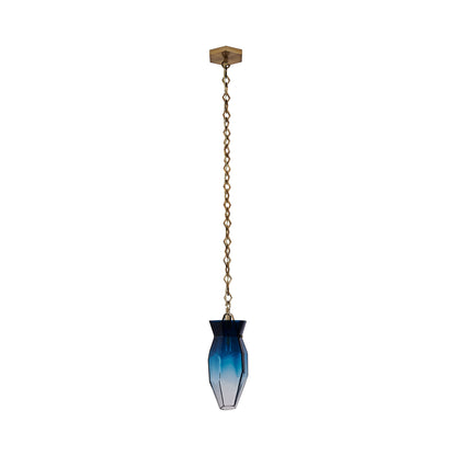 Bolsa Pendant Light in Blue (6.5-Inch).