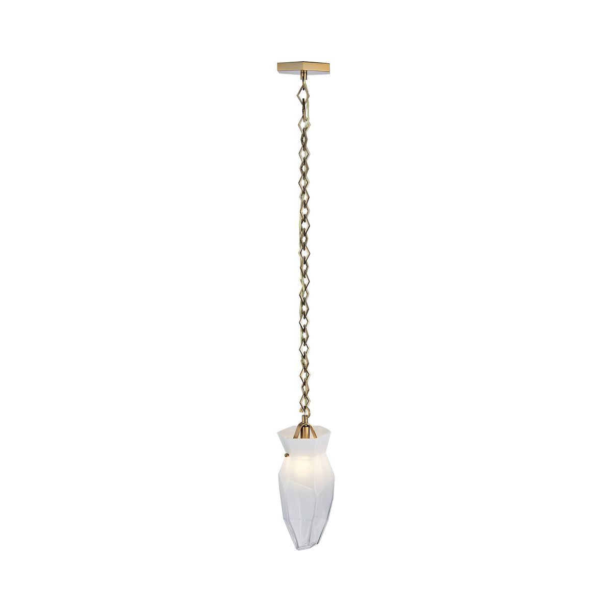 Bolsa Pendant Light in White (6.5-Inch).