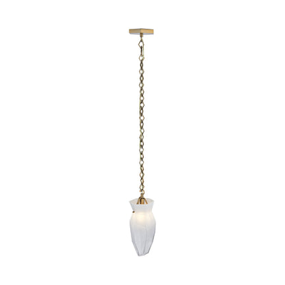 Bolsa Pendant Light in White (6.5-Inch).