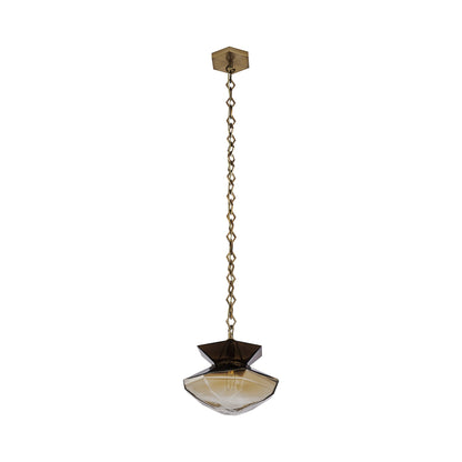 Bolsa Pendant Light in Brown (12-Inch).