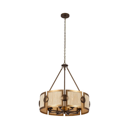 Button Chandelier in Detail.