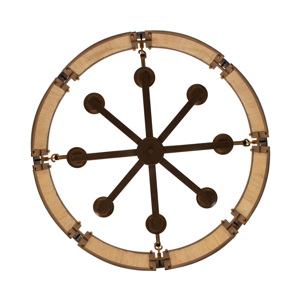 Button Chandelier in Detail.