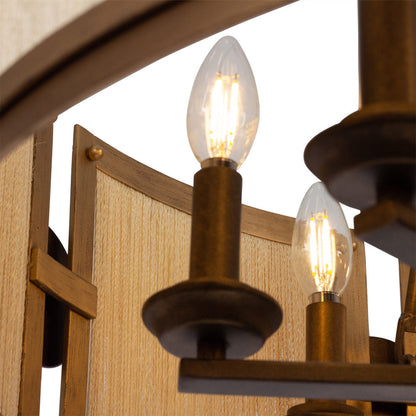 Button Chandelier in Detail.
