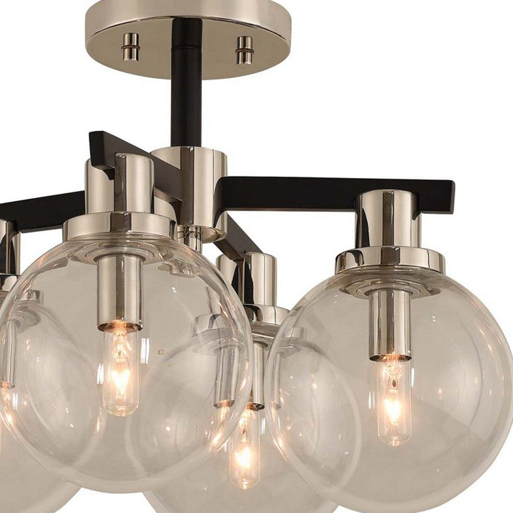 Cameo Semi Flush Mount Ceiling Light in Detail.